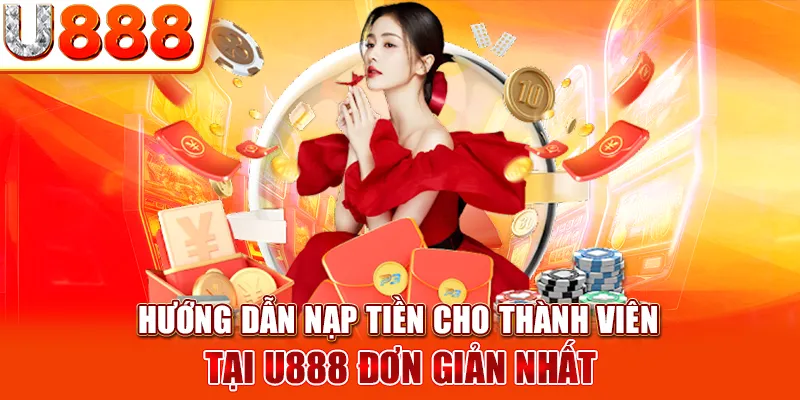 Hướng dẫn nạp tiền cho thành viên tại U888 đơn giản nhất